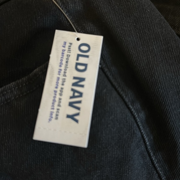 Women's Skinny High Rise Button Black Jeans - Picture 4 of 5